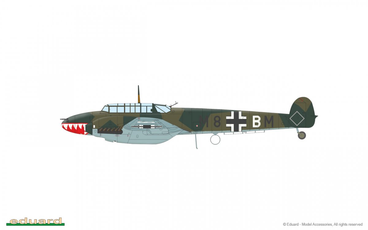 Eduard 8209 Bf 110C 1/48 – imagen 18