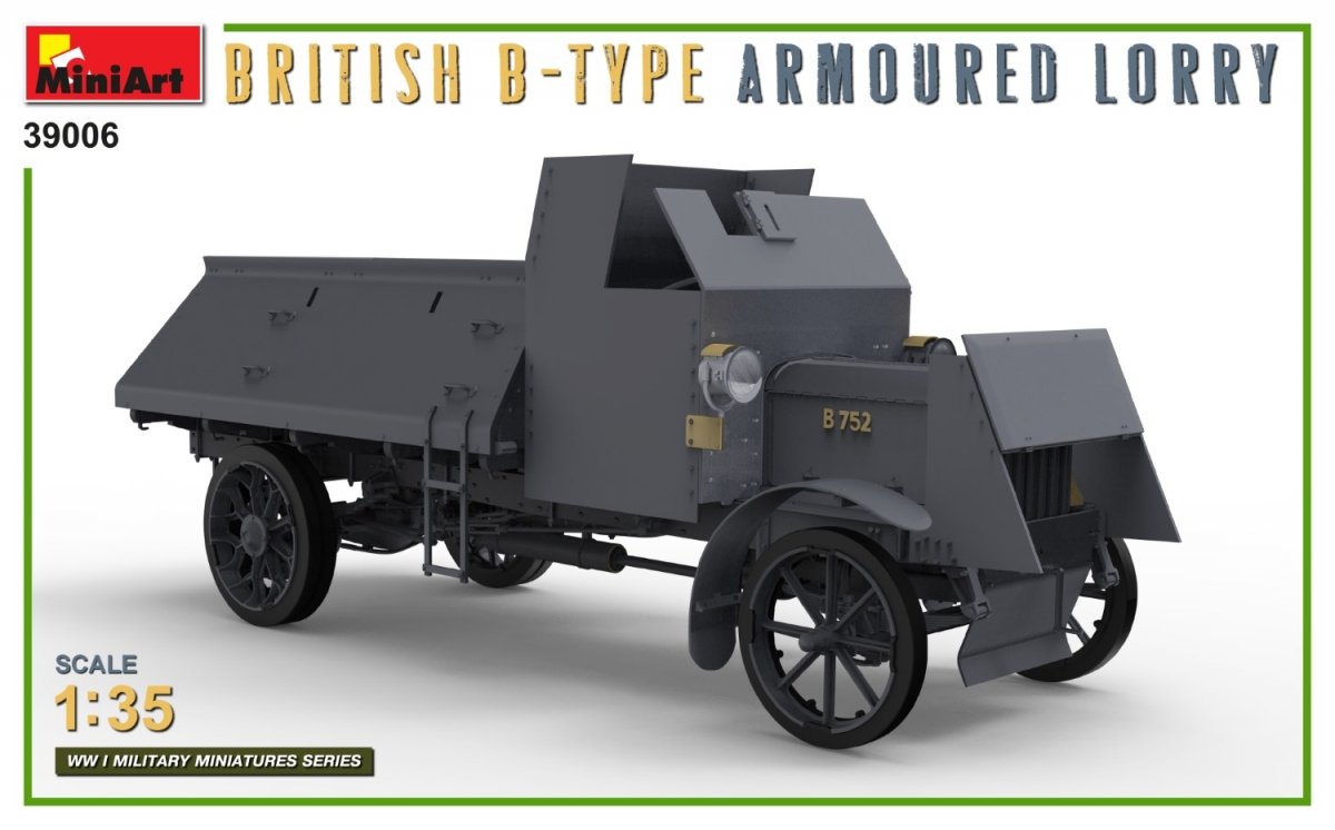 Miniart 39006 BRITISH B-TYPE ARMORED LORRY 1/35 – image 8