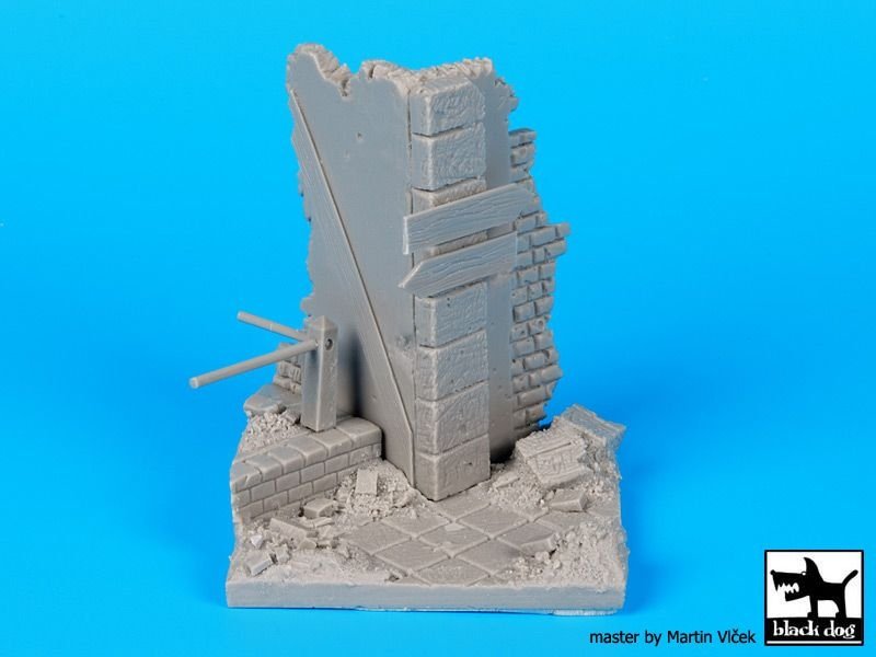 Black Dog D35057 House corner N°2 base 1/35 – immagine 6