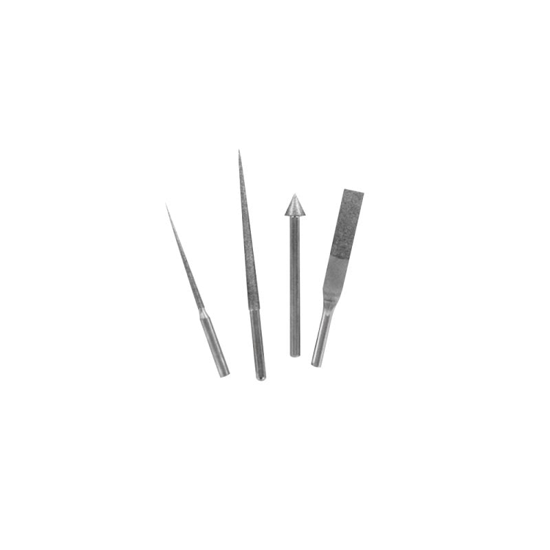 Modelcraft PFL6009-S 4 Pce Diamond Reamer &amp; File Accessory Set