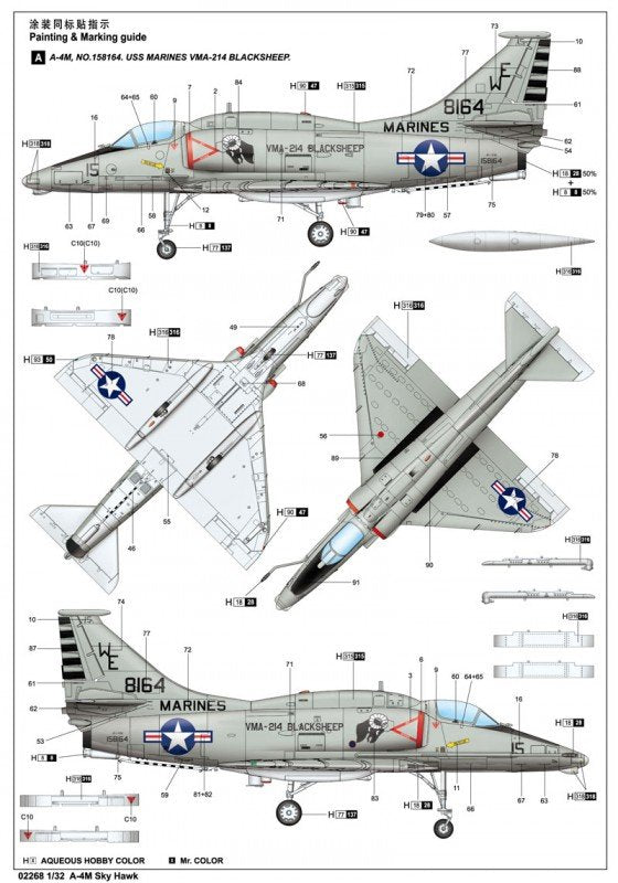 Trumpeter 02268 A-4M Skyhawk 1/32 – zdjęcie 3