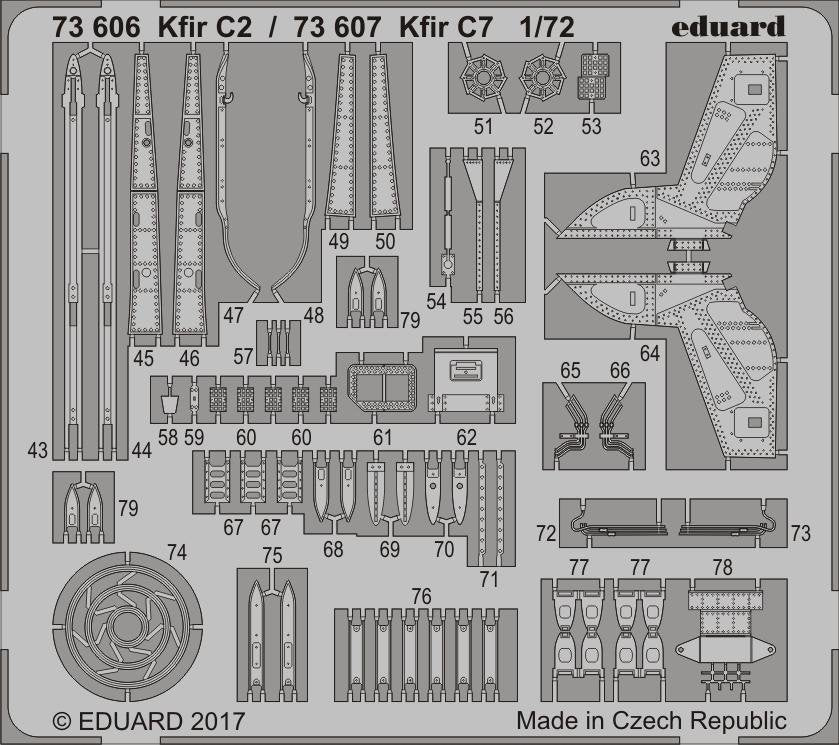 Eduard 73606 Kfir C2 AMK 1/72 – image 2