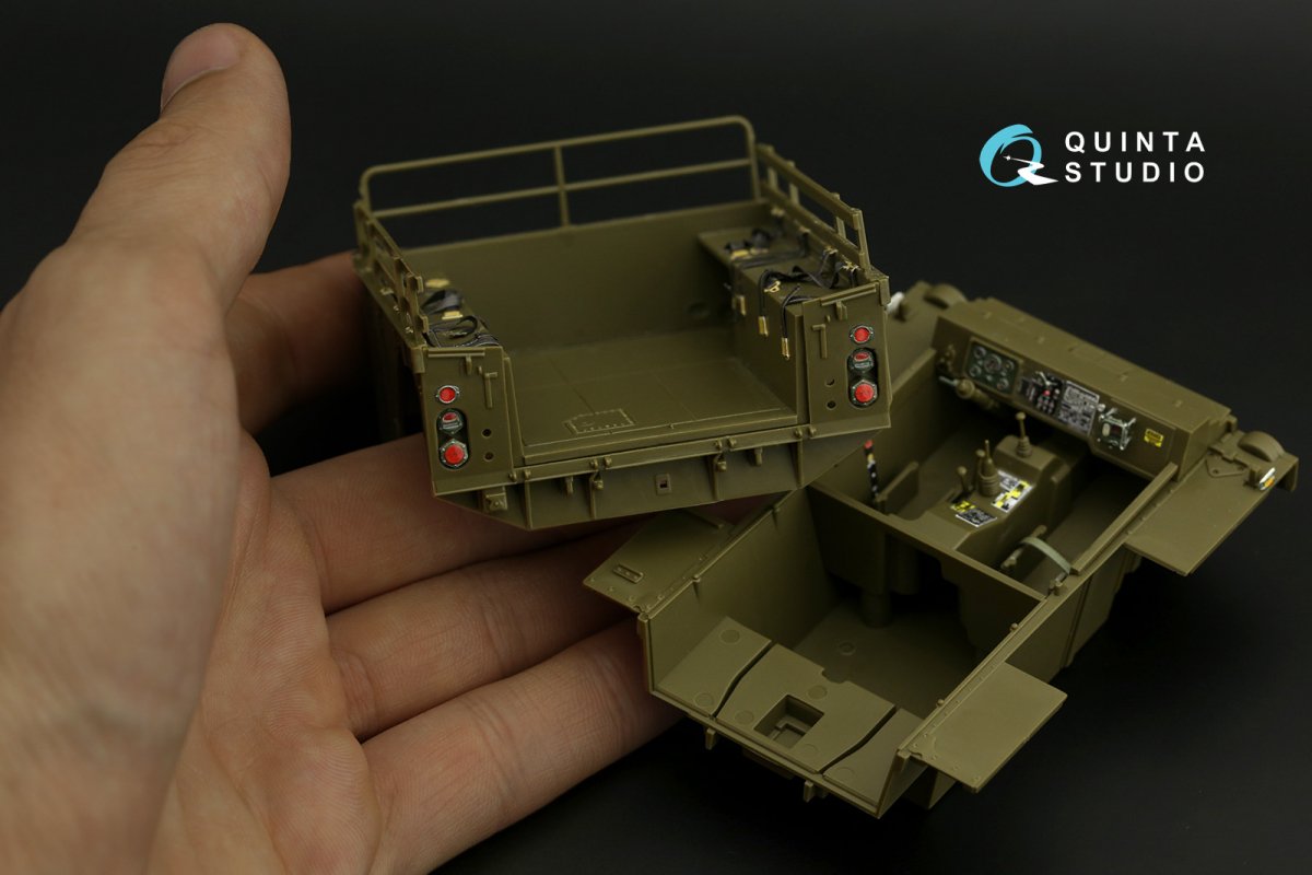 Quinta Studio QD35051 Gama Goat family 3D-Printed &amp;amp; coloured Interior on decal paper (Tamiya) 1/35 – immagine 9