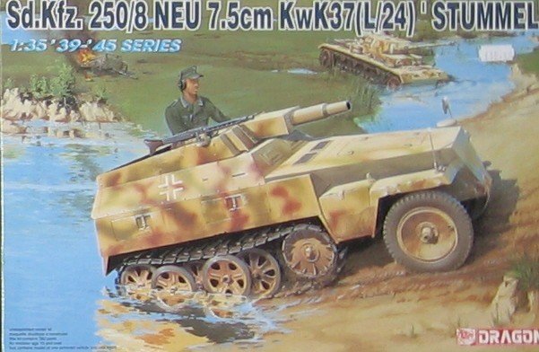 Dragon 6102 Sd.Kfz. 250/8 Neu 7.5cm KwK37(L/24) Stummel 1/35