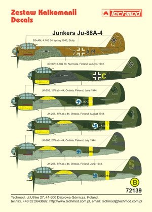Techmod 72139 - Junkers Ju 88A-4 1/72 – Bild 2