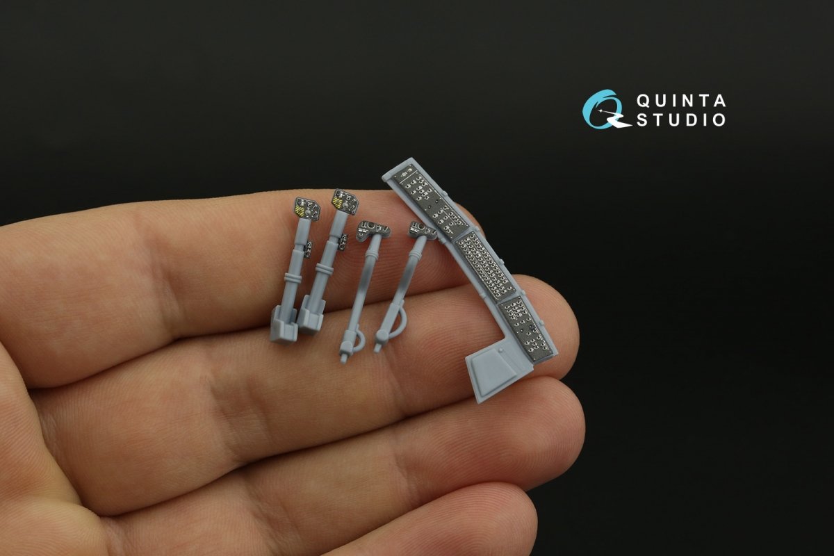 Quinta Studio QDS-35090 AH-64A 3D-Printed &amp;amp; coloured Interior on decal paper (Academy) (Small version) 1/35 – zdjęcie 6