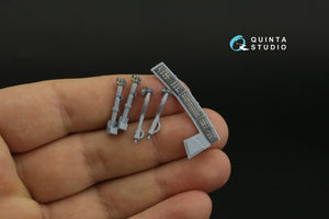 Quinta Studio QDS-35090 AH-64A 3D-Printed &amp;amp; coloured Interior on decal paper (Academy) (Small version) 1/35 – zdjęcie 6