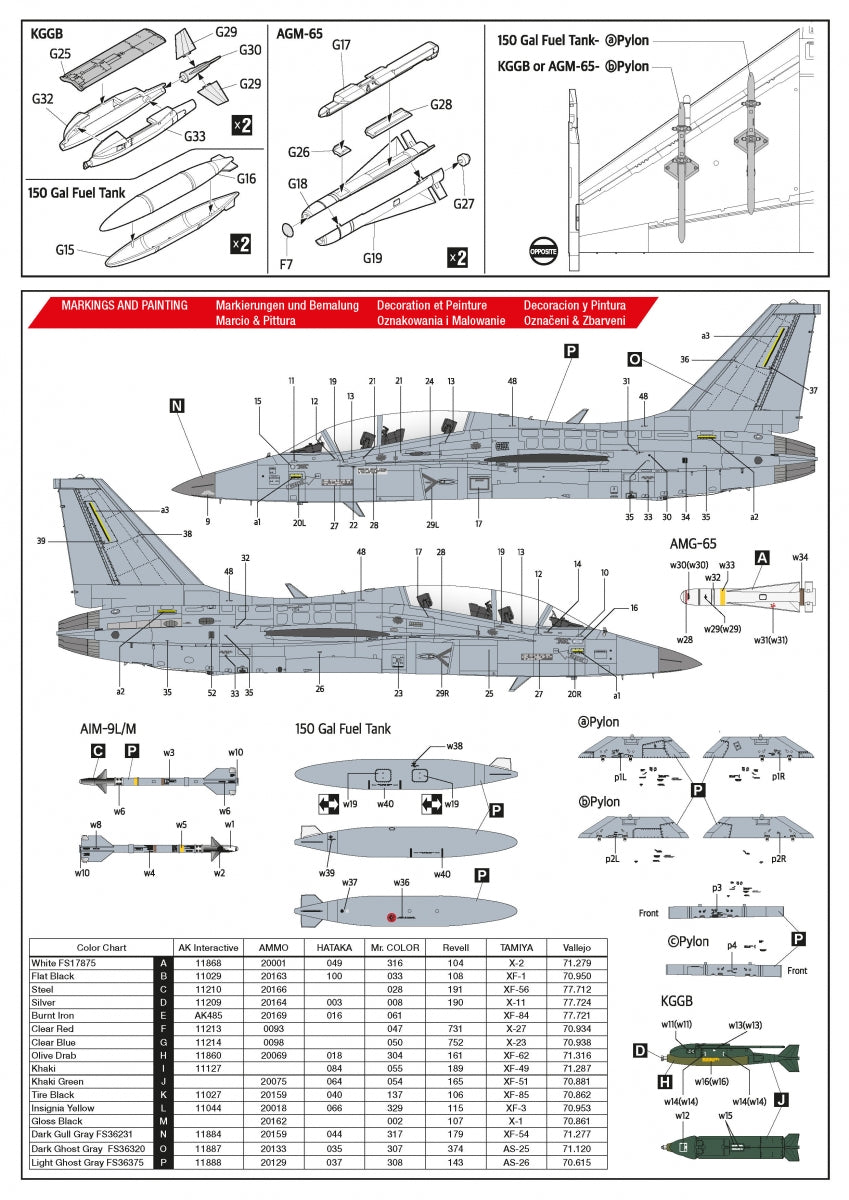 Hobby 2000 48050 FA-50GF Polish Air Force ( Academy + CARTOGRAF + MASKI ) 1/48 – immagine 3