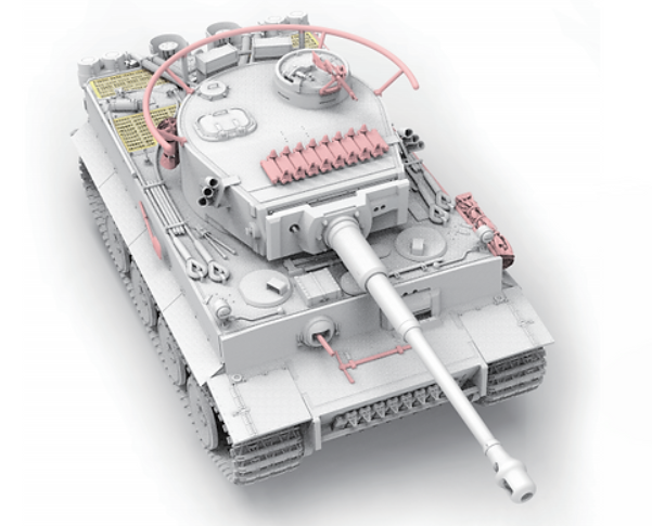 Maquette Border Model BT-023 Tigre I de l&amp;#39;armée impériale japonaise avec figurine de commandant en résine, échelle 1/35 – image 3