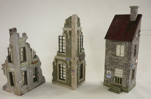 RT-Diorama 35255 Corner Buildings (3pcs.) 1/35 – immagine 3