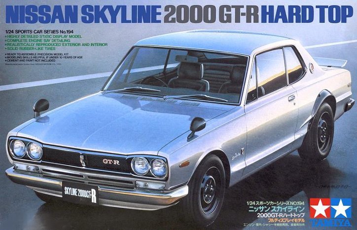 Tamiya 24194 Nissan Skyline 2000GT-R Hard Top 1/24