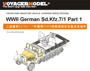 Voyager Model PE35299 WWII German Sd.Kfz.7/1 Part 1 For DRAGON 6525 1/35 – imagen 2