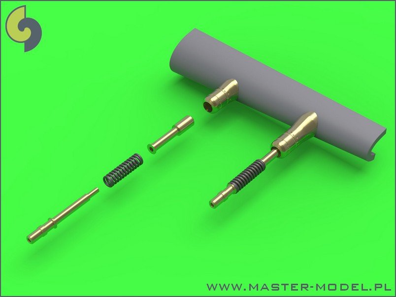 Master AM-48-085 Hawker Hurricane Mk IIC - Canons Hispano Mk II de 20 mm (avec ressorts de recul ronds) (1/48)  – image 2