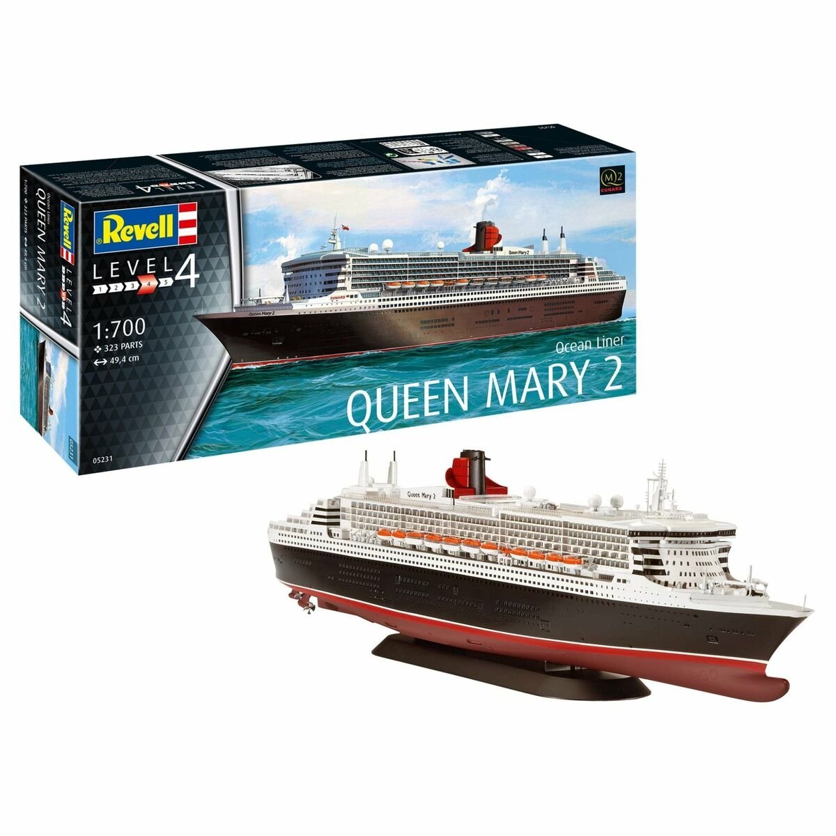 Revell 05231 Ocean Liner Queen Mary 2 1/700