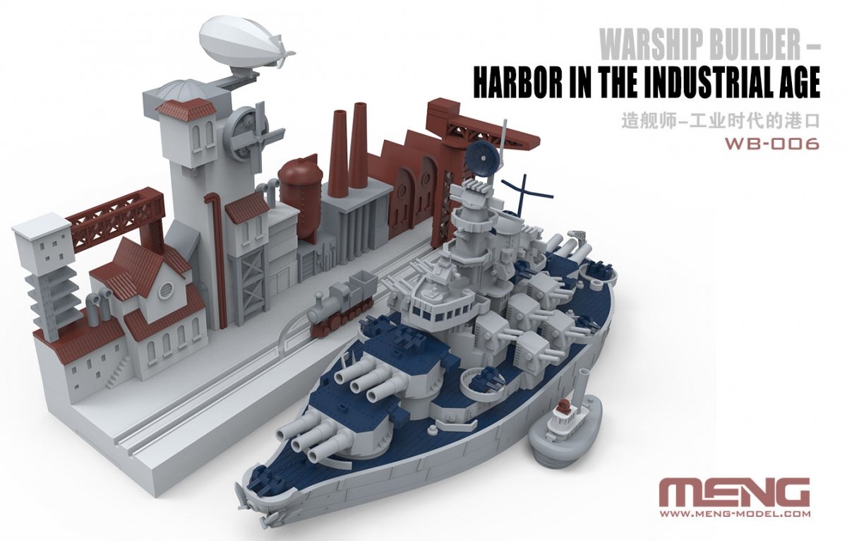 Meng Model WB-006 Build A Dock For Your Warship Builders – image 3