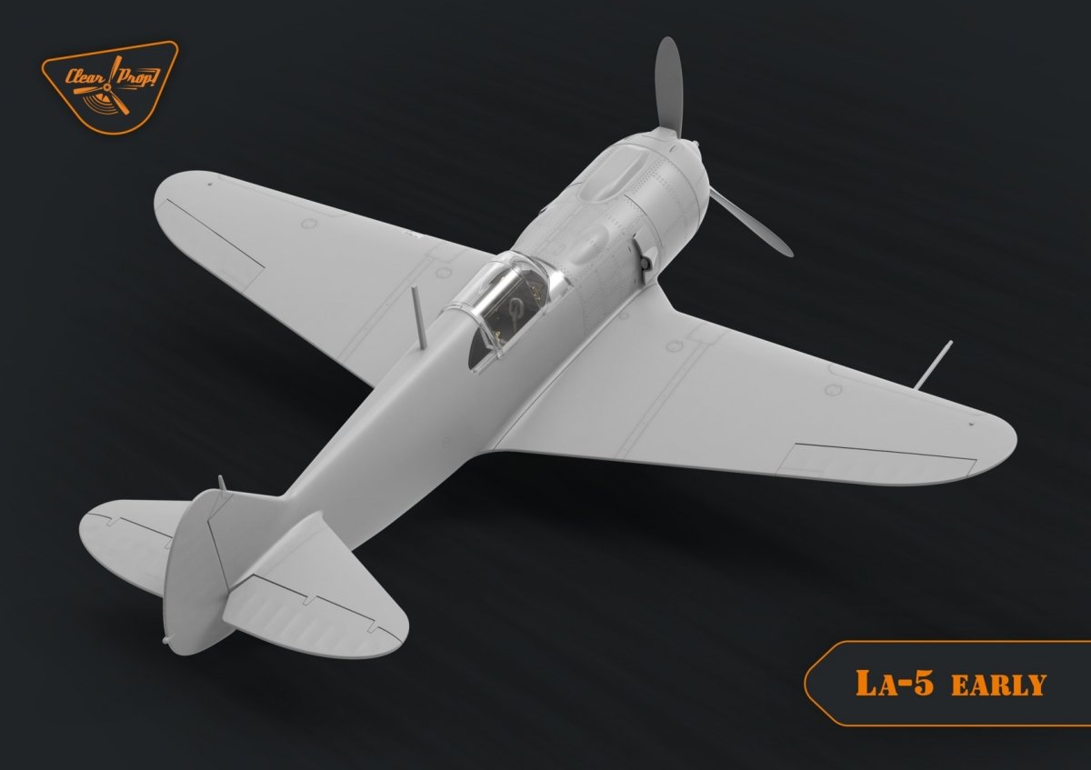 Clear Prop! CP72014 La-5 early version ADVANCED KIT 1/72 – imagen 9