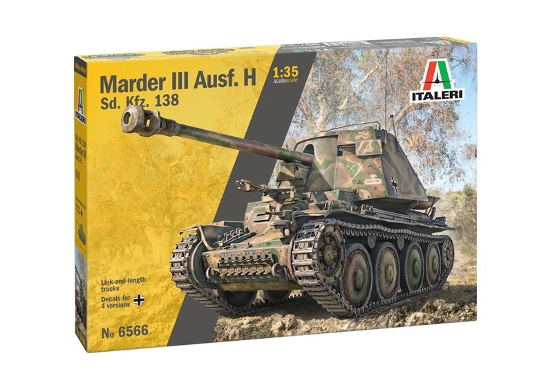Italeri 6566 Marder III Ausf. H Sd. Kfz.138 1/35 – immagine 2
