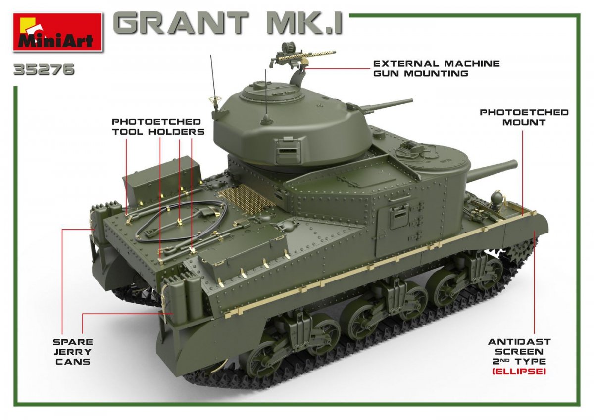 MiniArt 35276 GRANT Mk.I 1/35 – image 4