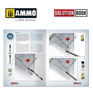 AMMO of Mig Jimenez 6521 How To Paint Bare Metal Aricraft Solution Book – immagine 6