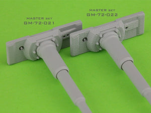 Master GM-72-021 PzKpfw VI Tiger I - MG-34 gun barrels &amp;amp; 88mm KwK36 L/56 with early muzzle break and standard gun mantlet 1/72 – immagine 7