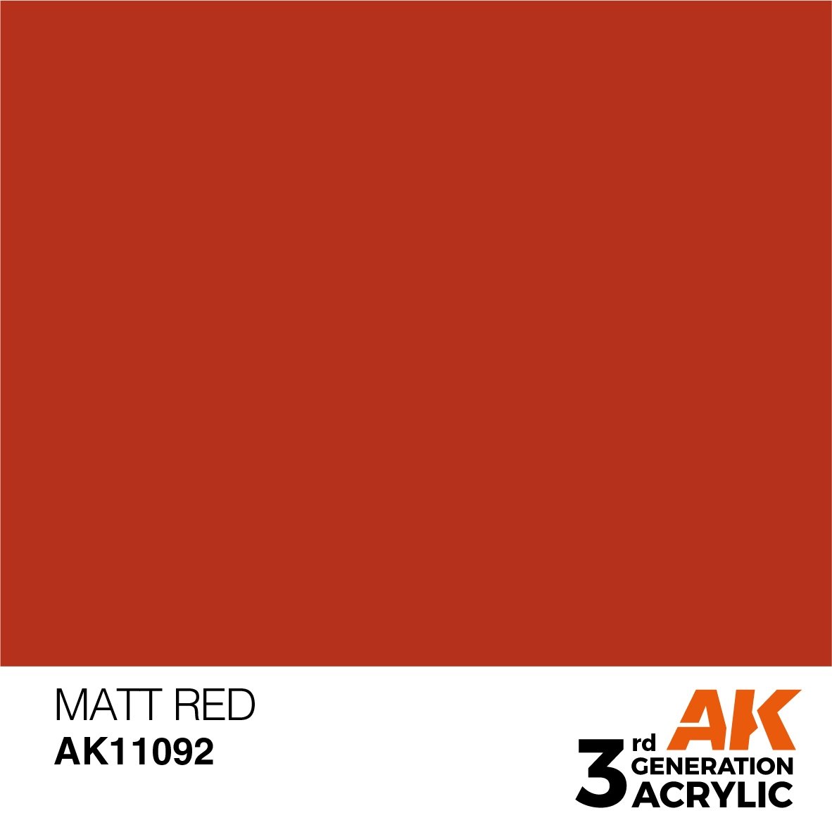 AK Interactive AK11092 ROUGE MAT – STANDARD 17 ml