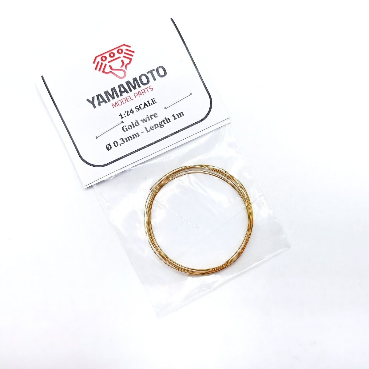 Yamamoto Model Parts YMPTUN87 Gold wire 0.3mm Length 1m 1/24