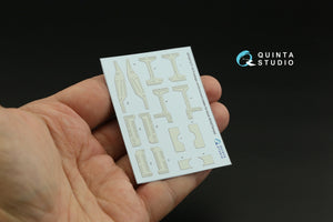 Quinta Studio QP32012 F-16 block 40/42 reinforcement plates (Tamiya) 1/32 – immagine 4