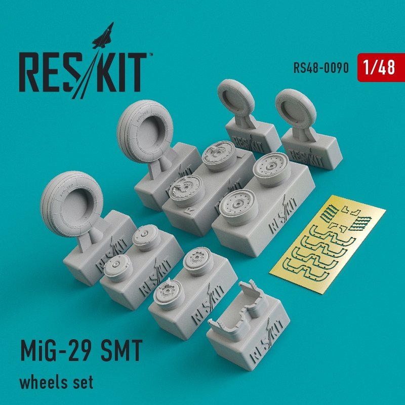 RESKIT RS48-0090 MiG-29 (SMT) jeu de roues 1/48