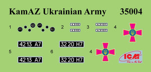 ICM 35004 KAMAZ-4310 Ukrainian Military Box Truck 1/35 – imagen 16