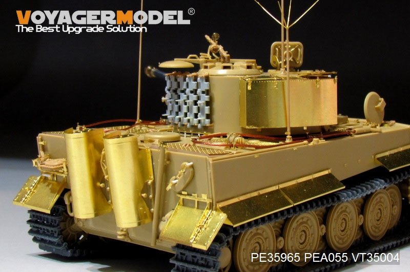 Maquette Voyager PE35965 Char Tiger I allemand de la Seconde Guerre mondiale, production tardive, pour RFM 5015, échelle 1/35  – image 16