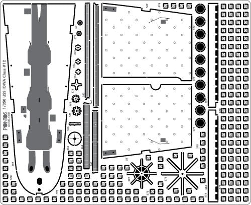 Pontos 35010F1 USS BB-64 Wisconsin 1991 Detail Up Set 1/350 – immagine 11