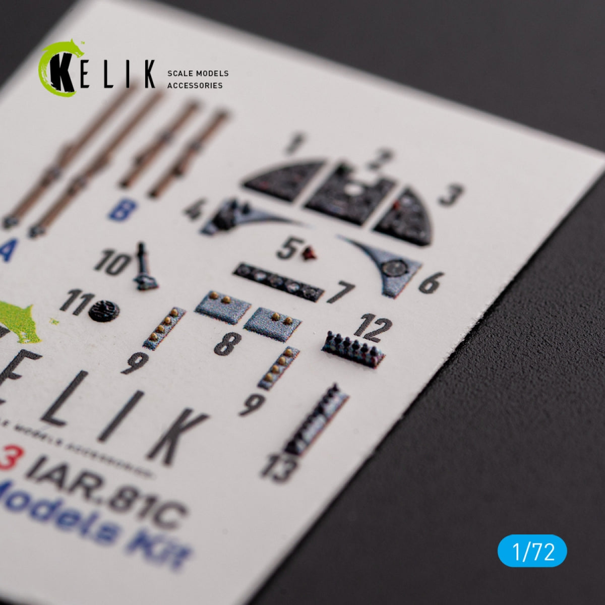 KELIK K72143 IAR.81c - interior 3D decals for IBG Models kit 1/72 – imagen 4