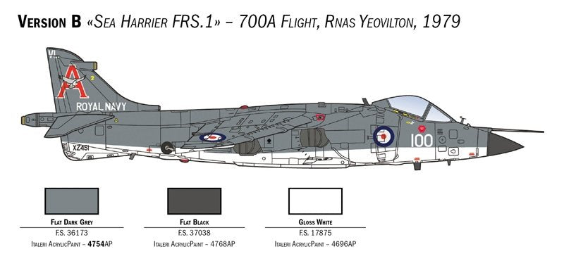 Italeri 1236 FRS.1 Sea Harrier 1/72 – Bild 5