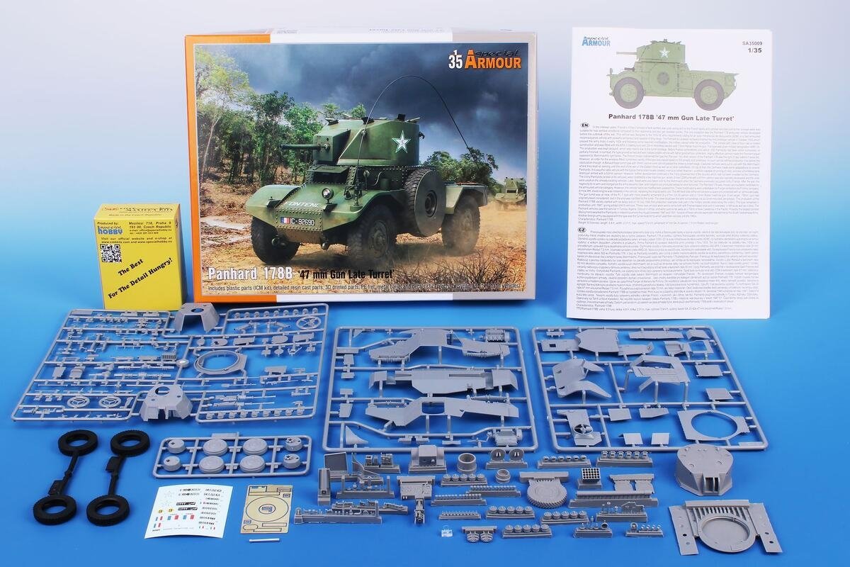 Special Armour 35009 Panhard 178B ‘47 mm Gun Late Turret’ 1/35 – immagine 2