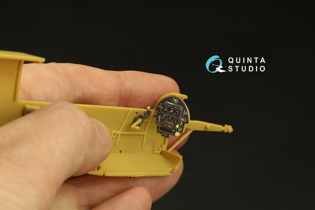 Quinta Studio QD35072 Fi 156C 3D-Printed &amp;amp; coloured Interior on decal paper (Hobby Boss (ex-Tristar)) 1/35 – immagine 10