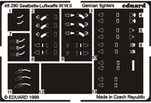 Eduard 48290 Seatbelts Luftwaffe Fighters 1/48