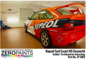 Zero Paints ZP-1483 Repsol Ford Escort RS Cosworth Paint Set 4x30ml – immagine 2