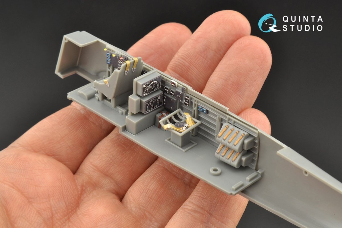 Quinta Studio QD48098 Ju 87B-2/R-2 3D-Printed &amp;amp; coloured Interior on decal paper (Hasegawa) 1/48 – Bild 2
