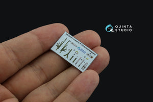 Quinta Studio QD72105 F-104J 3D-Printed &amp;amp; coloured Interior on decal paper (Hasegawa) 1/72 – immagine 8