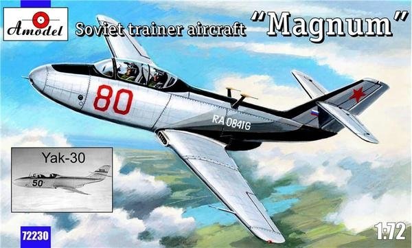 Maquette A-Model 72230 Yak-30, avion d'entraînement soviétique « Magnum », échelle 1/72 