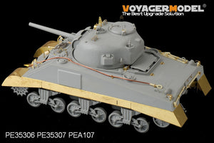 Voyager Model PE35307 WWII US army M4 Mid Tank Skirts For DRAGON 6511 and 6579 1/35 – immagine 4