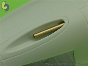 Master AM-32-041 He-162 Salamander - armament and detail set (MG 151 barrel tips, nose gear indicator and Pitot Tube) 1/32 – immagine 4
