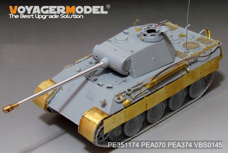 Voyager Model PE351174 WWII German Panther A early ver. Basic（For MENG TS-046）1/35 – Bild 12