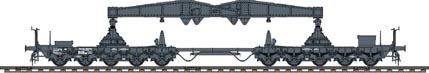Hobby Boss 82906 German Rail Transporter for Karl-Geraet 1/72 – immagine 2
