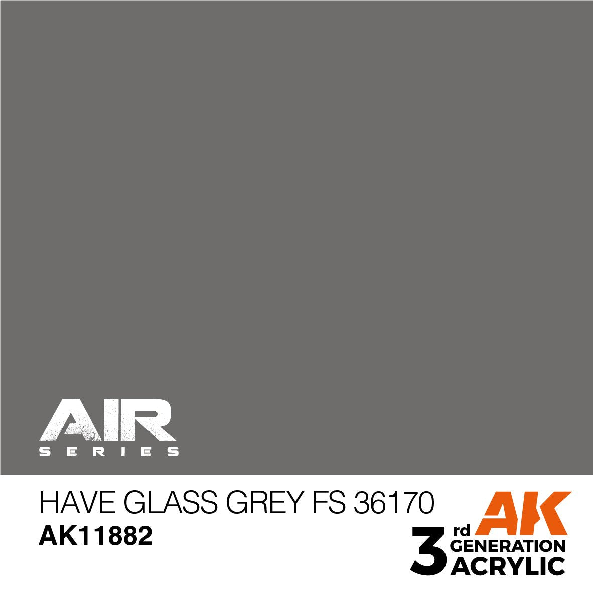 AK Interactive AK11882 HAVE GLASS GREY FS 36170 – AIR 17 ml