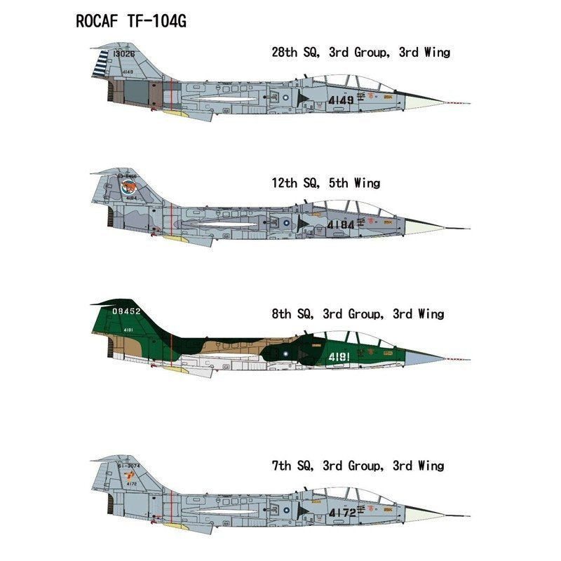 Kinetic K48134 ROCAF Starfighter F-104A TF-104 1/48 – image 5