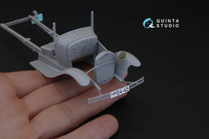 Intérieur imprimé en 3D et coloré sur papier décalcomanie pour la famille GAZ-AA/AAA de Quinta Studio QD35015 (pour tous les kits) à l&amp;#39;échelle 1/35 – image 9