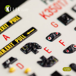 KELIK K35017 HH-60G PAVE HAWK INTERIOR 3D DECALS FOR KITTY HAWK KIT 1/35 – zdjęcie 10