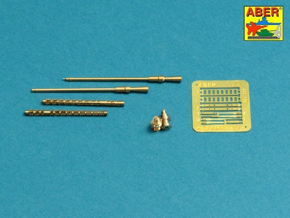 Aber 35L-222 Set of 2 barrels for Russian 14,5 mm machine guns KPVT used on ZPU-2 or ZPU-4 1/35