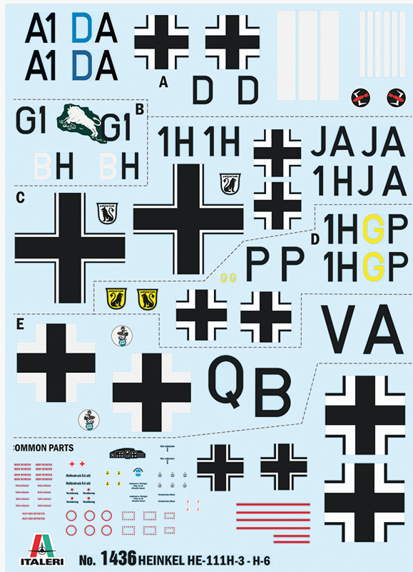 Italeri 1436 HEINKEL HE111H 1/72 – image 3